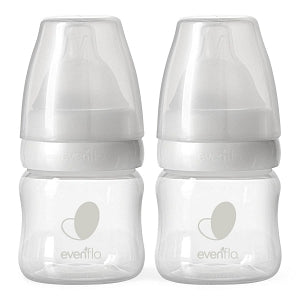evenflo balance and wide bottles Evenflo Feeding Balance+ Standard Neck BPA-Free Plastic Baby Bottles 2oz, 2 Pack, Clear