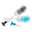 Evenflo Feeding Evenflo 2-in-1 Bottle Brush - Evenflo Bottle Brush, 2-in-1, Gray and Teal, 2/Pack - 3501211
