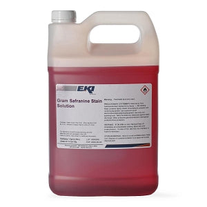 EK Industries Gram Safranine Stain Solution - Gram Safranine Stain Solution, 1 gal - 11120-1GL