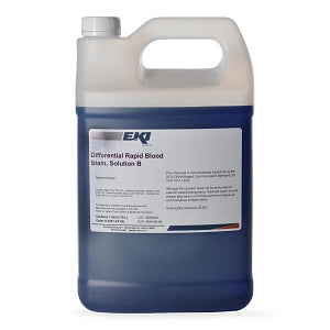 EK Industries Solution B Differential Rapid Blood Stain - Rapid Differential Blood Stain, Solution B, Four 1-gal Bottles - 2291-4X1GL