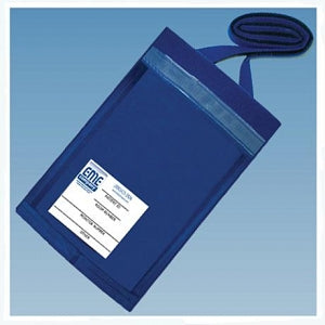 Electro Medical Equipment Compact Telemetry Pouches - Telemetry Shoulder Pouch, 8" x 6", Blue - 25-012