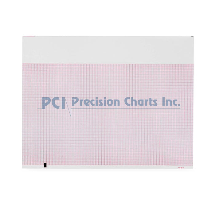 Initial Z Graph Paper Precision Charts, Inc Recording Paper - Z-Fold ECG Chart Paper with Re ...