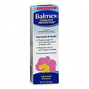 Randob Labs Balmex Complete Protection Diaper Rash Cream - Balmex Baby Diaper Rash Cream, 2 oz. - 4000