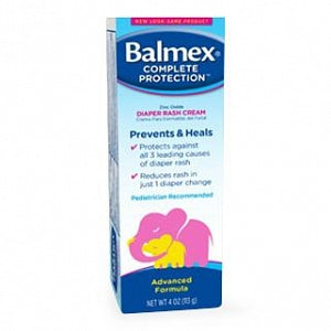 Randob Labs Balmex Complete Protection Diaper Rash Cream - Balmex Baby Diaper Rash Cream, 4 oz. - 4100