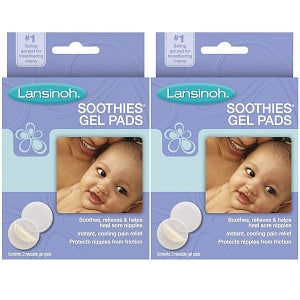 Lansinoh Soothies Gel Pads - Gel Soothie Pad, Retail Pack - 65011