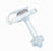 Applied Medical Technology Mini ONE Non-Balloon Button Feeding Tubes - NON-BALLOON MINIONE, 14FR, 1CM - M1-1-1410