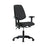 Ecom Seating Vinyl Medium Back Chairs - Vinyl Medium Back Chair, Black, Chrome Base, Foot Ring, Tilt, Armrests, Casters - VMBCH-MB-RG-T1-A1-CF-RC-8540