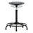 E Com Seating Huron High Bench-Height Stools - Huron High Bench Height Stool, Polyurethane, Round Base, Glides, Black - IPHBSO-RT-RG-BLK