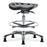 E Com Seatings Polyurethane Tractor Stools - POLY TRACT MB SO - FT RING, GLDS, BLK - PTMBSO-CR-CF-RG-BLK