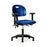 E Com Seating Newport Industrial Desk-Height Chairs - Newport Desk-Height Chair, Polyurethane, Seat Tilt, Arms, Glides, Blue - HPDHCH-RG-T1-A1-RG-BLU