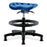 E Com Seatings Polyurethane Tractor Stools - POLY TRACT MB SO - FT RING, GLDS, BLUE - PTMBSO-RG-BF-RG-BLU