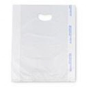 Elkay Plastics HDPE Merchandise Bags with Die-Cut Handles - BAG, WHT, MRCHNDSE, DIECUT, 0.7 MIL, 12X3X18 - CH18WE