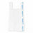 Elkay Plastronic T-Shirt Bags - BAG, WHITE, T-SHIRT, 0.65 MIL, 12X6X23 - CT1824W