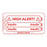 EPS Line Tracing Labels - LABEL, LINE, TRAC, NOREPINEPHRINE, LEVOPHED - TL-HA141