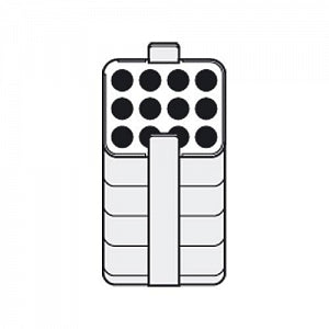 Eppendorf Centrifuge Adapters for Rotor A-4-62 - CENRTI ACCES, ADAPTER 12X7-17ML F/4X250 P - 022638301