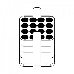 Eppendorf Centrifuge Adapters for Rotor A-4-81 - CENRTI ACCES, ADAPTER 16X7-17ML F/4X500 P - 022638726