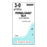 Ethicon Perma-Hand Black Silk Sutures - SUTURE, PERMA-HAND, 3/0, 10-30, BLK, BRDED, VA - SA84H