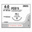 Ethicon PDS II Undyed Monofilament Suture - SUTURE, 4/0 18 PDS II CLR MONO PS, VA - Z682G