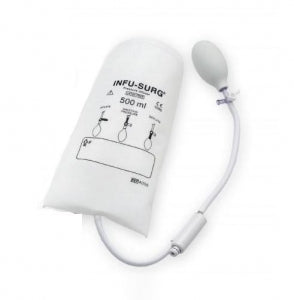 Sunmed Infu-Surg Clarity Pressure Infusion Bags - Infu-Surg Clarity Pressure Infusion Bag with Fluid Bag Hook and Pressure Relief Valve, Nonsterile, 500 mL - V4050