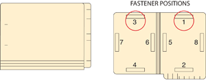 Filepro End Tab Folder Fas# 1&3 14Pt Manila Flush Front 12-1/4"X9-1/2" 2Ply 50 Per Box