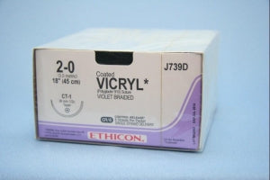 Ethicon Taper Point Vicryl Synthetic Absorbable Sutures - Violet Coate ...