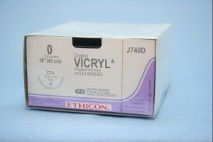 Ethicon Taper Point Vicryl Synthetic Absorbable Sutures - Violet Coate ...