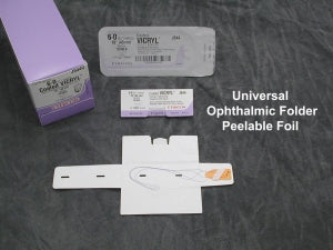 Ethicon Reverse Cutting VICRYL Absorbable Sutures - Coated VICRYL Absorbable Suture, Undyed Braided, CP-2 Needle, Size 1, 27" - J871H