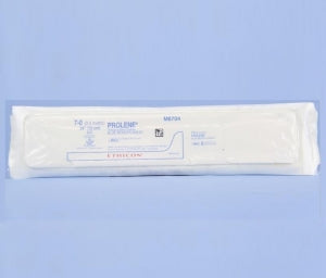 Ethicon Tapercut Prolene Non-Absorbable Sutures - SUTURE, PROLENE, MONO, BLUE, 7/0, 4-24", CC - M8704