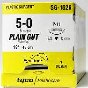 Ethicon Plain Gut Surgical Sutures - Surgical Gut Suture, Plain, Tie, G-204, Size 2/0, 54" - S103H