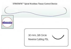 Ethicon Stratafix Spiral Monocryl Plus Synthetic Sutures - Stratafix Monocryl Synthetic Absorbable Suture, Undyed, PSL, Size 2-0, 27" L - SXMP1B421