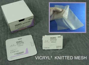 Ethicon Vicryl Woven Mesh - Vicryl Mesh, Knitted, 6" x 6" - VKMM