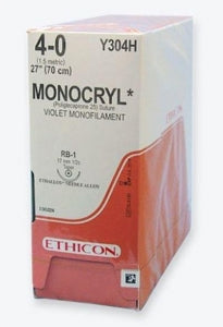 Ethicon Monocryl Absorbable Sutures - Monocryl Monofilament Suture, Vi ...
