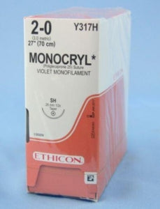 Ethicon Monocryl Absorbable Sutures - Monocryl Monofilament Suture, Vi ...