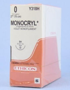 Ethicon Monocryl Absorbable Sutures - Monocryl Monofilament Suture, Vi ...