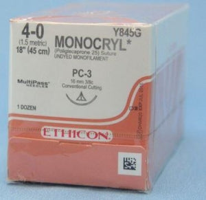 Ethicon Precision Cosmetic Monocryl Absorbable Sutures - Monocryl Mono ...
