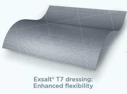 silver medical dressing Crawford Heathcare Exsalt T7 Wound Dressings