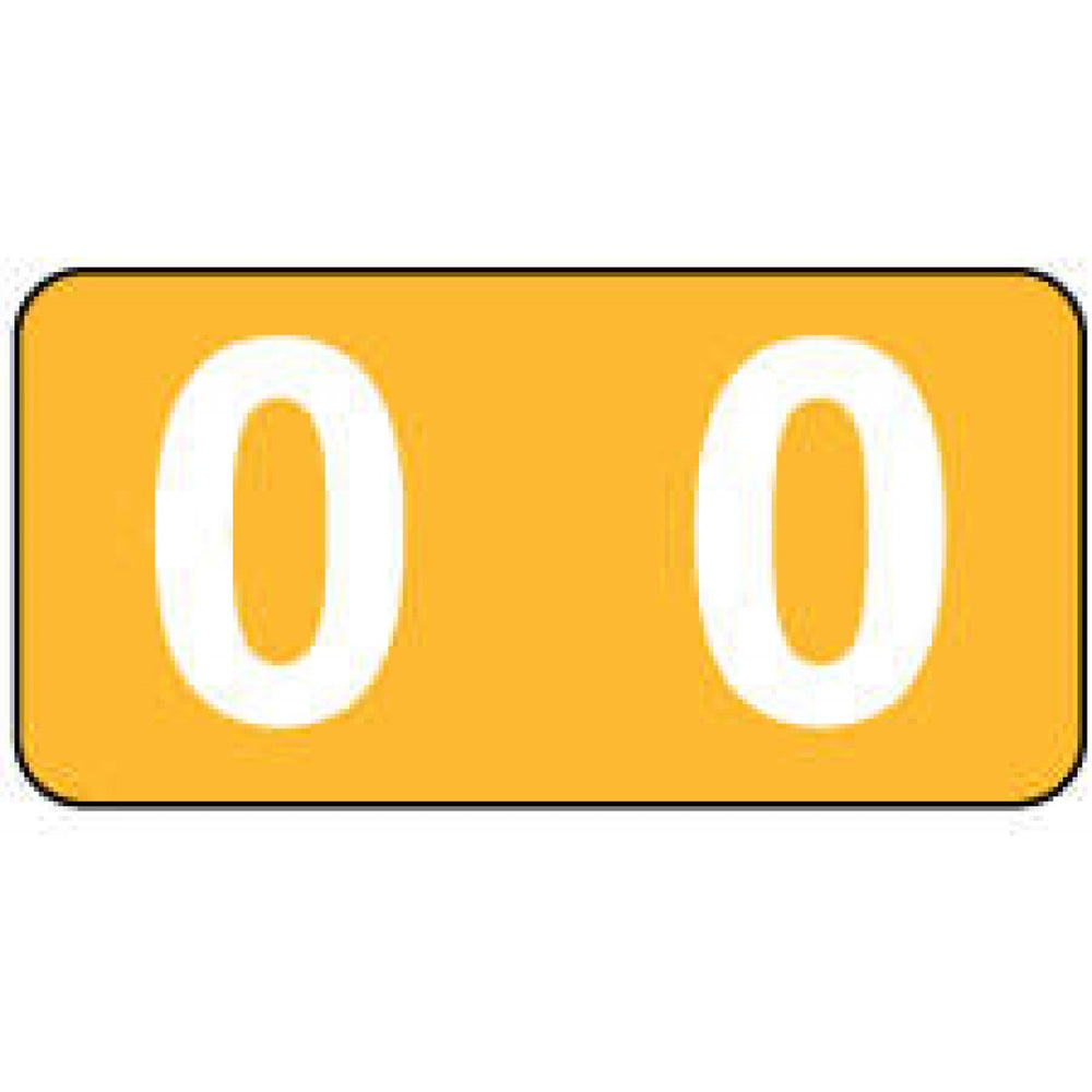 Color: Yellow Dimensions: 1/2" X 1" 250/Pack