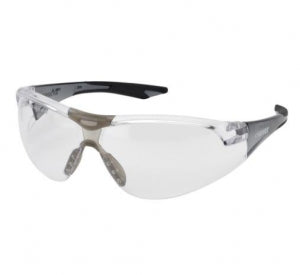 Elvex Corporation Safety Glasses - Avion Slimfit Glasses, Antifog Clear Lens - SG18CAFSLIMBLK