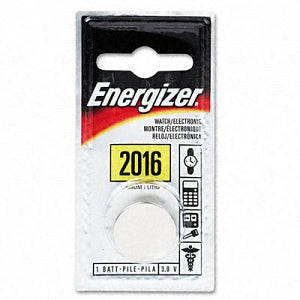 Eveready Energizer Watch / Electronic / Specialty Batteries - 2016 Lithium Coin Battery, 3V - ECR2016BP