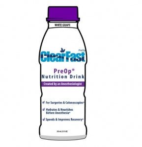 ClearFast Pre-Op Nutrition Drink - ClearFast PreOp Drink, White Grape ...