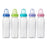 Bottles Evenflo Polypropylene Classic Ba - Evenflo Classic Clear Polypropylene Bottle, 8 oz., Assorted Colors - 1218111C