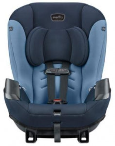 evenflo car seat blue Evenflo Sonus Convertible Car Seat