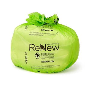 Renew Packaging Compostable Bags - 23-gallon 1-Mil Compostable Bag, 28" x 42" - TL-2842X1