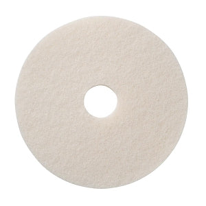 Medline Extra-Fine Floor Polishing Pads - Ultra-High-Speed Polishing Floor Pad, White, 20" - EVSPPLSH20W