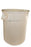 Impact Products Inc Round Trash Cans - Heavy-Duty Round Trash Can, White, 32 gal. - 7732-1-90