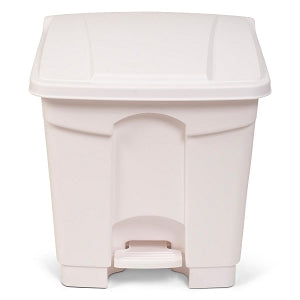 Medline Step-on Plastic Cans - CAN, STEP-ON, 8 GAL, PLASTIC, RED - EVSTCSTEP8RD