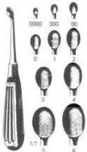 Fine Surgical Inc Bone Curettes - Bone Curette, 000 - 32-438