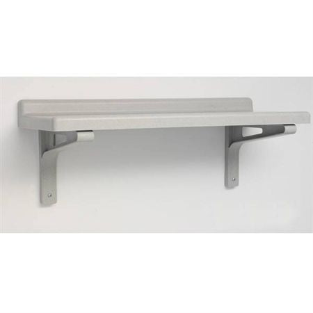 Easy-Clean Polypropylene Solid Shelf 36"W x 14"D