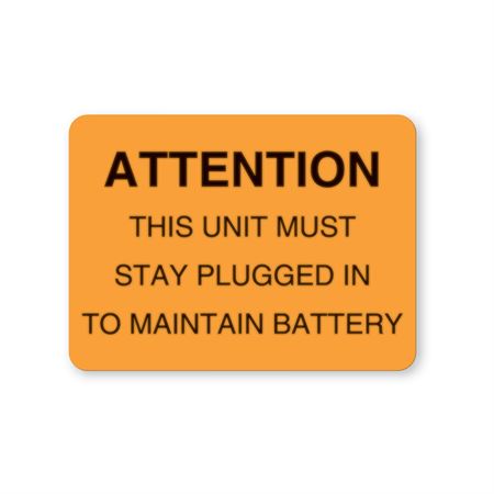 Equipment Ready/Attention Labels Equipment Patient Ready" - Green - 1.63"W x 0.38"H