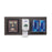 Exam Room Hygiene Double Glove Panel Room Organization with Acrylic Glove Dispenser on Panel - 35"W x 16"H